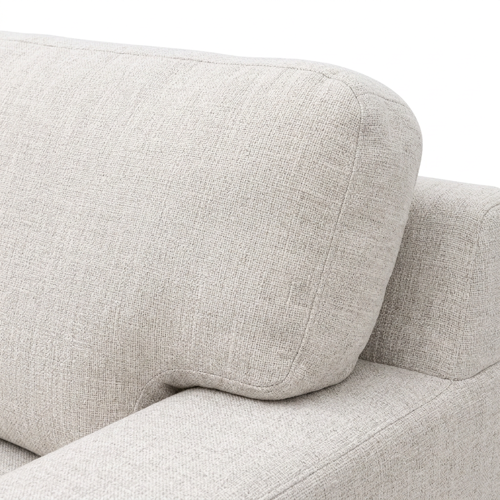 Solmere Linen Sofa 靠背细节