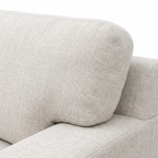 Solmere Linen Sofa 靠背细节