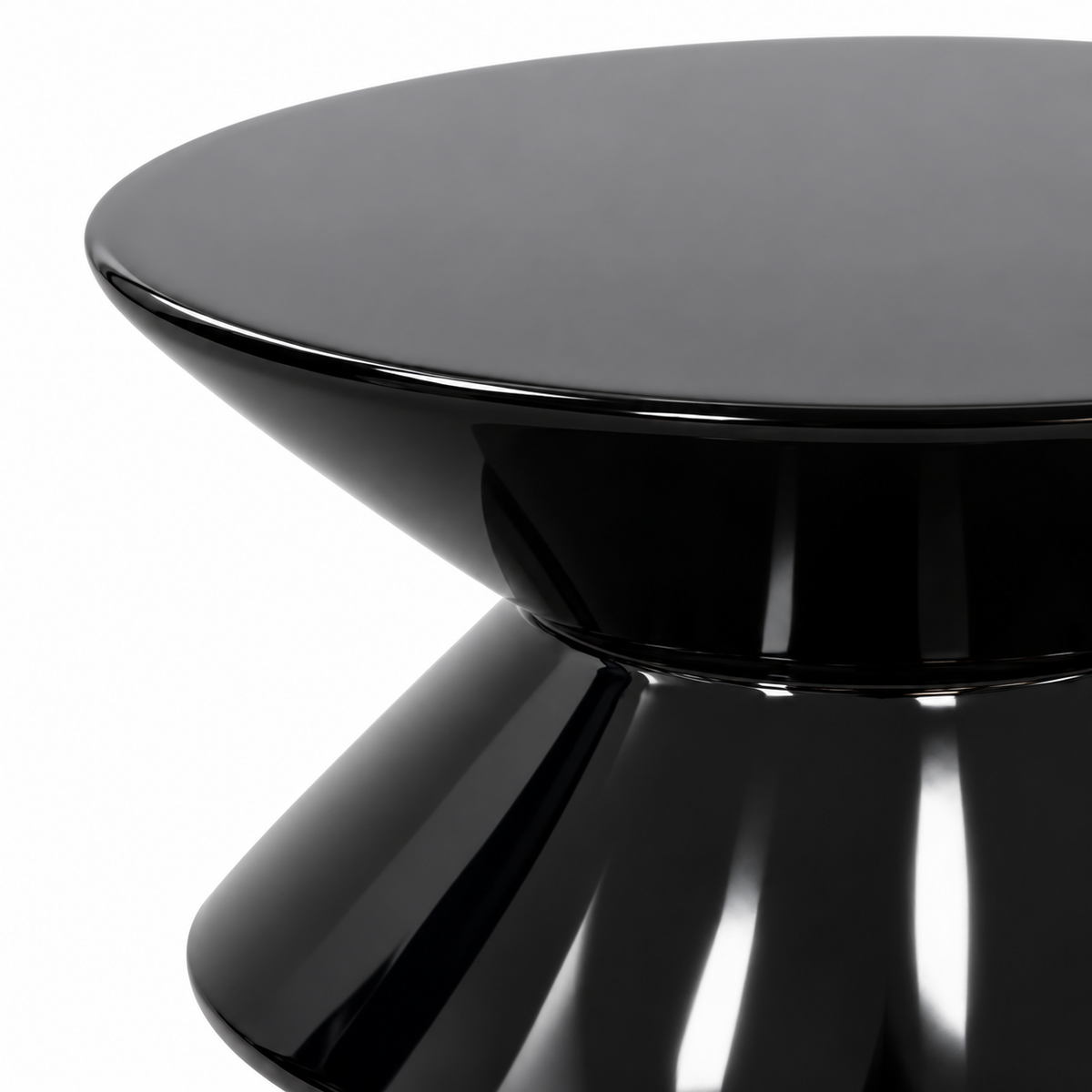 Solune Black End Table — detail 1