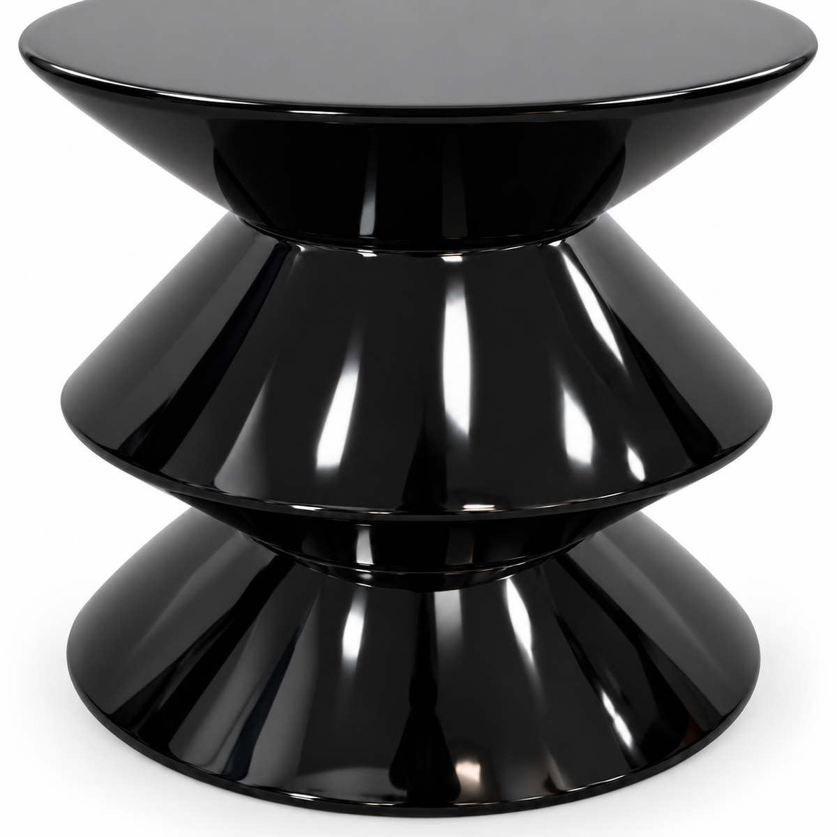 Solune Black End Table — detail 2