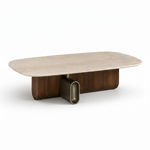 Solvane Leather Coffee Table