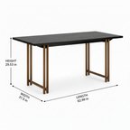 Sorelian Dining Table dimension diagram