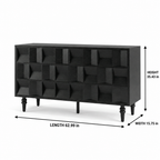 Sorevique Sideboard dimension diagram showing 62.99 in length, 15.75 in depth, and 35.43 in height.