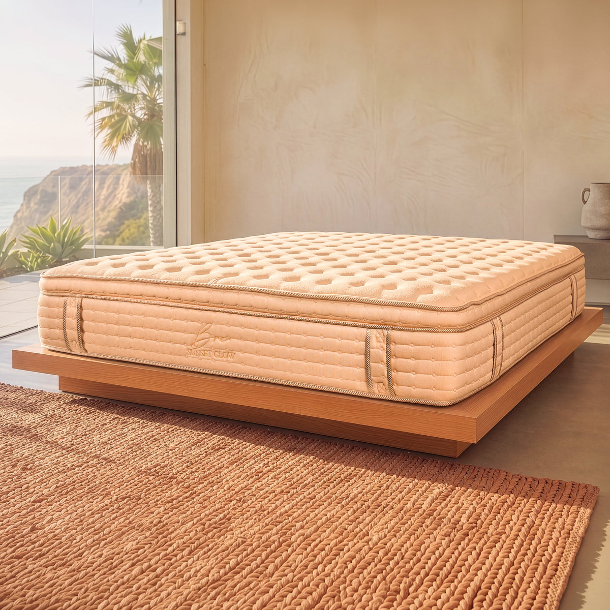 Sunset Glow in a bedroom; foundation and furnishings not included