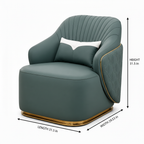 Talmere Accent Chair dimension diagram showing length 31.5 inches, width 29.53 inches, and height 31.5 inches.