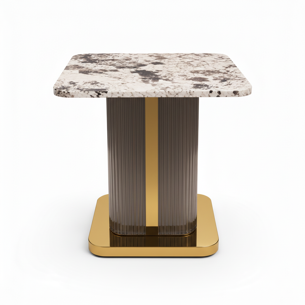 Talmere End Table — front eye-level view