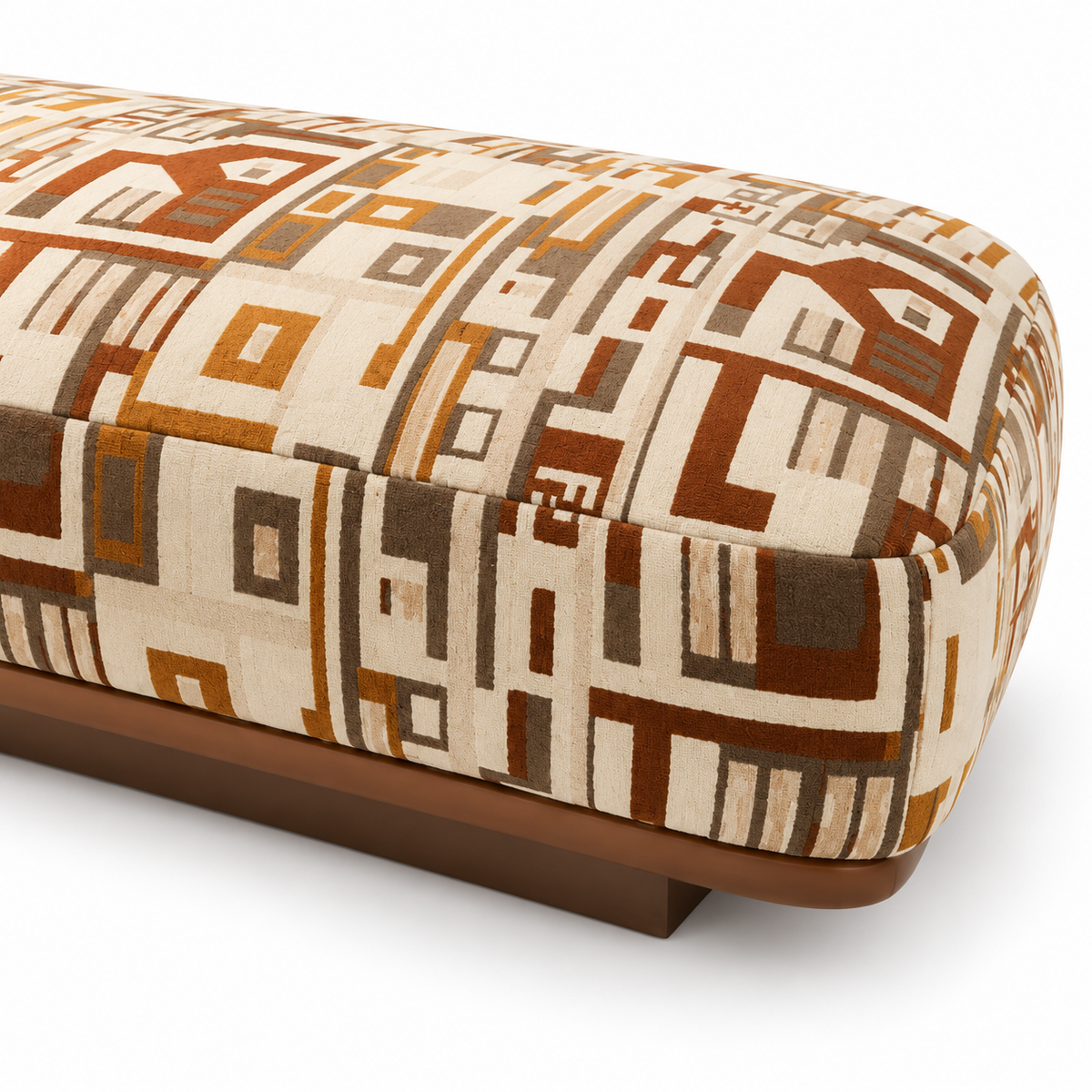 Tessaro Patterned Bench — detail 2