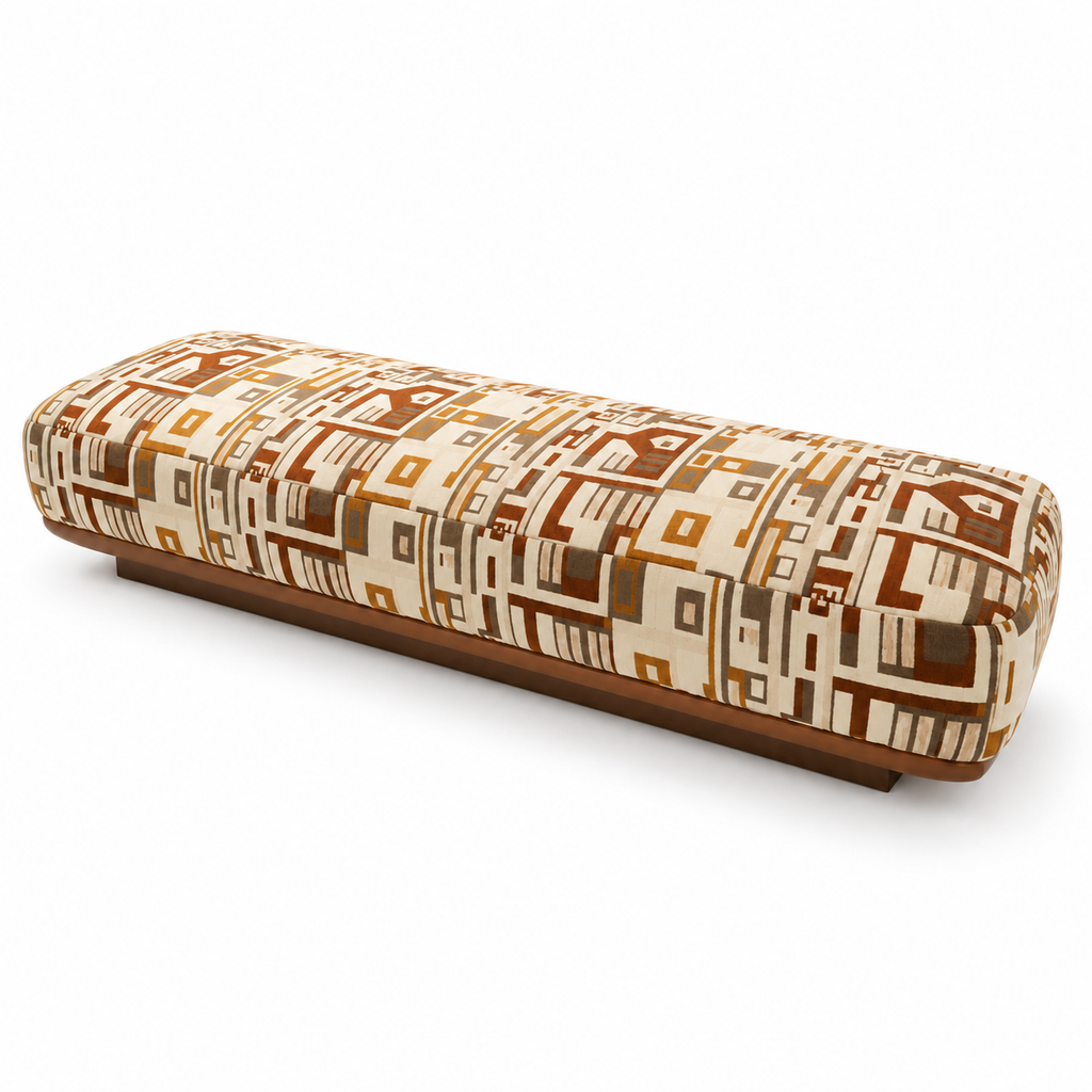 Tessaro Patterned Bench — detail 3