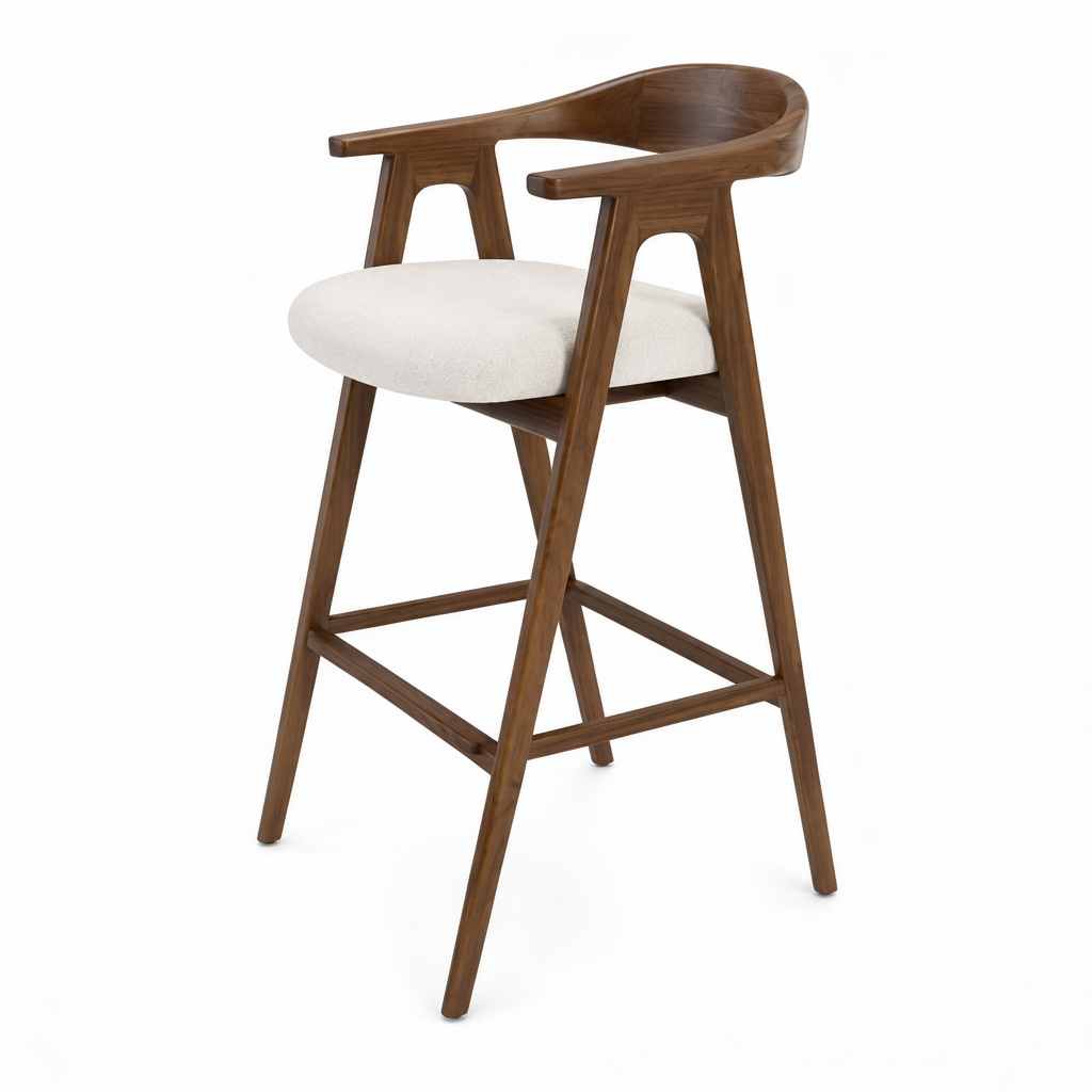 Tivoli Bar Stool 左前方白底图生成中