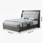 Torrin Bed dimension diagram with WIDTH 82 inches, LENGTH 93 inches, and HEIGHT 48 inches on a white background.