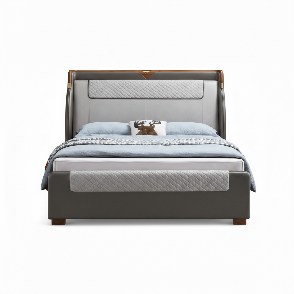 Torrin Bed straight-on front view on a white background