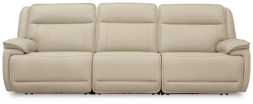 Double Deal Almond Power Reclining Sofa