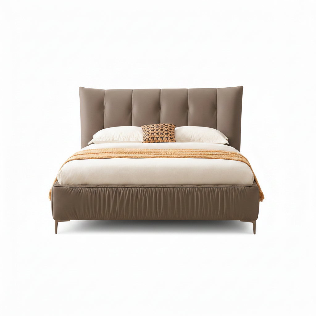 Urbane Bed straight-on front view on a white background