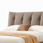 Urbane Bed close-up of headboard detail on a white background
