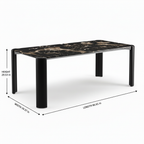 Urbelle Dining Table dimension diagram