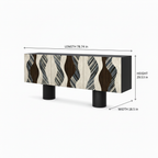 Urbelle Sideboard dimension diagram with length width and height measurements