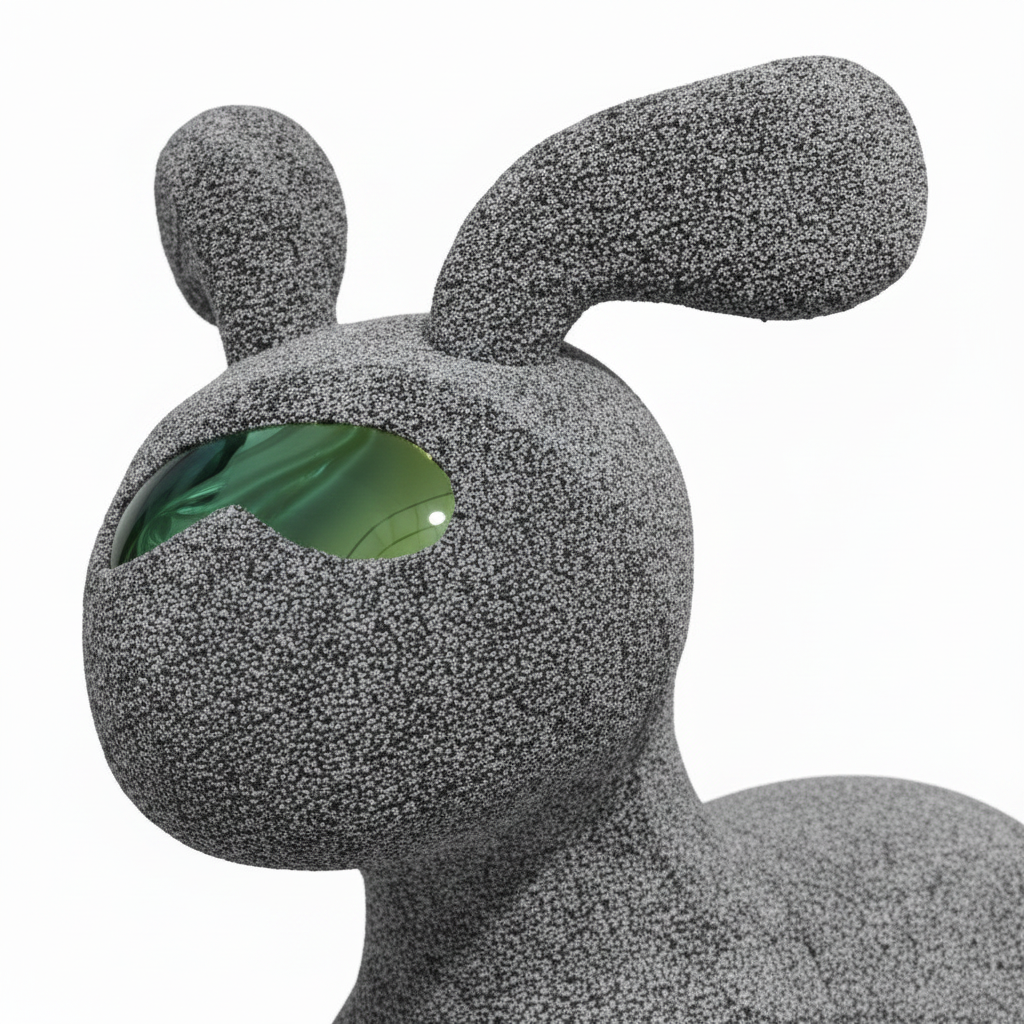 Uveran Rabbit Accent Chair - Detail Shot