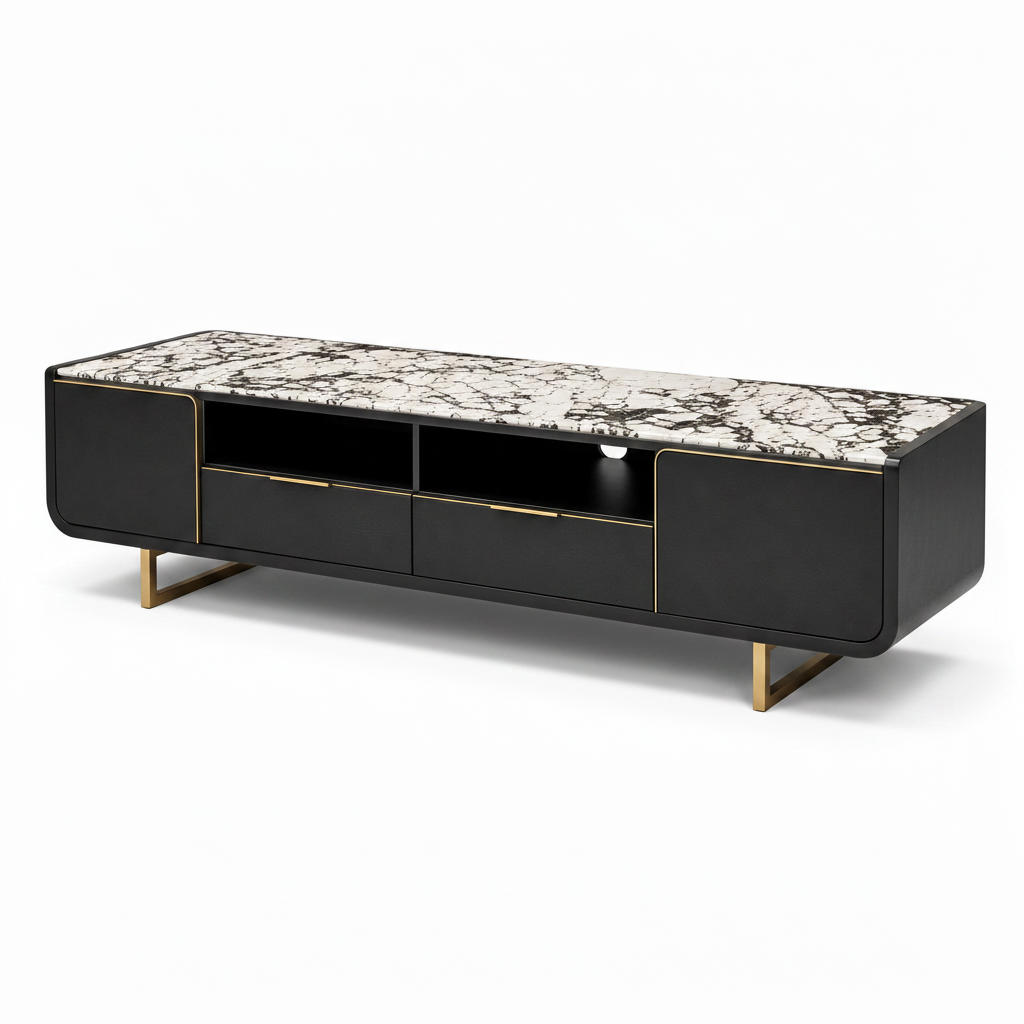 Uverne TV Stand 左前方白底图生成中