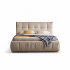 Valcourt Bed straight-on front view on a white background