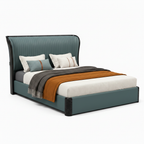 Valdorin Bed right-side view of the bed frame on a white background