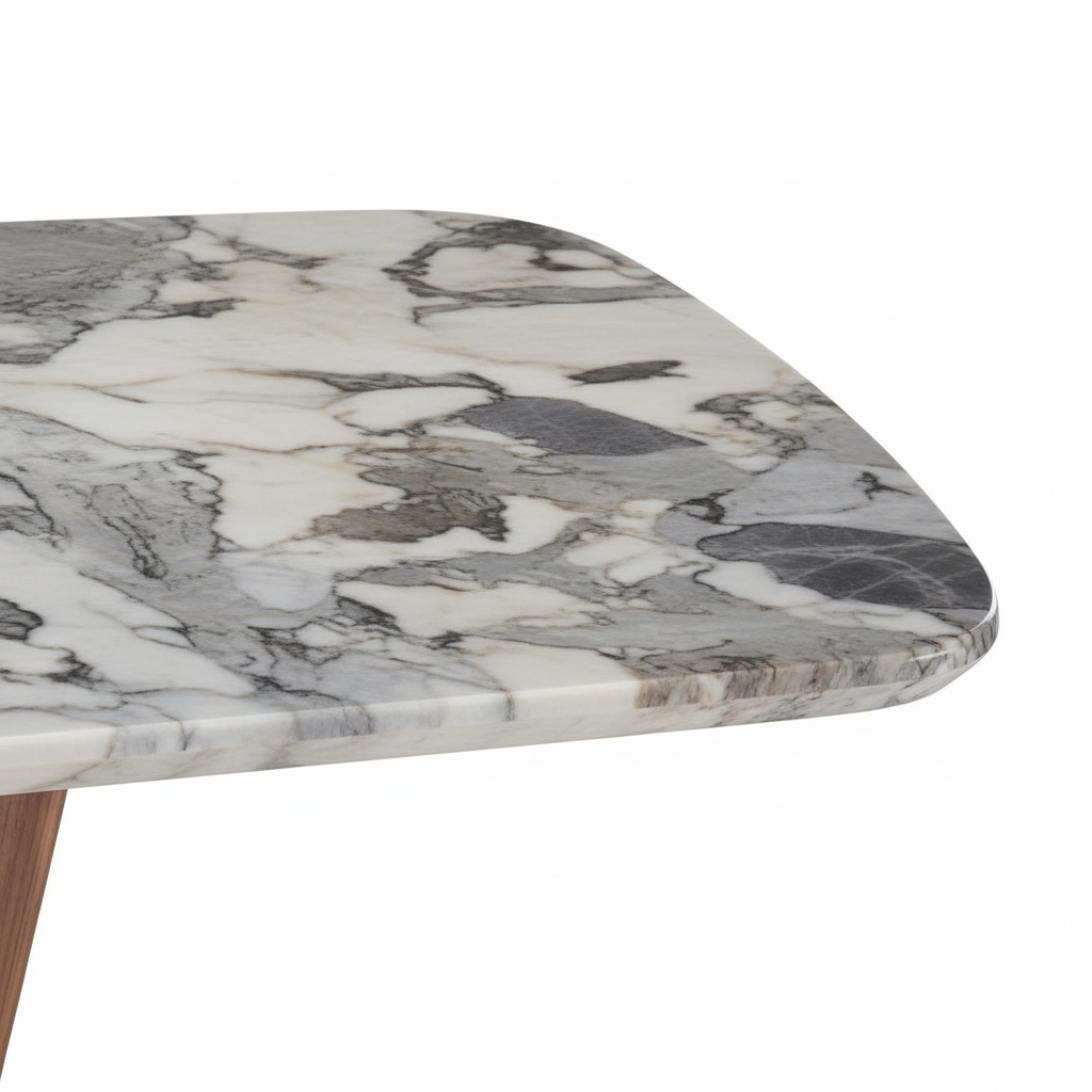 Valencay Marble Dining Table marble edge detail