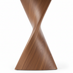 Valencay Marble Dining Table twisted pedestal detail