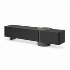 Valenne TV Stand — front right 45° full view