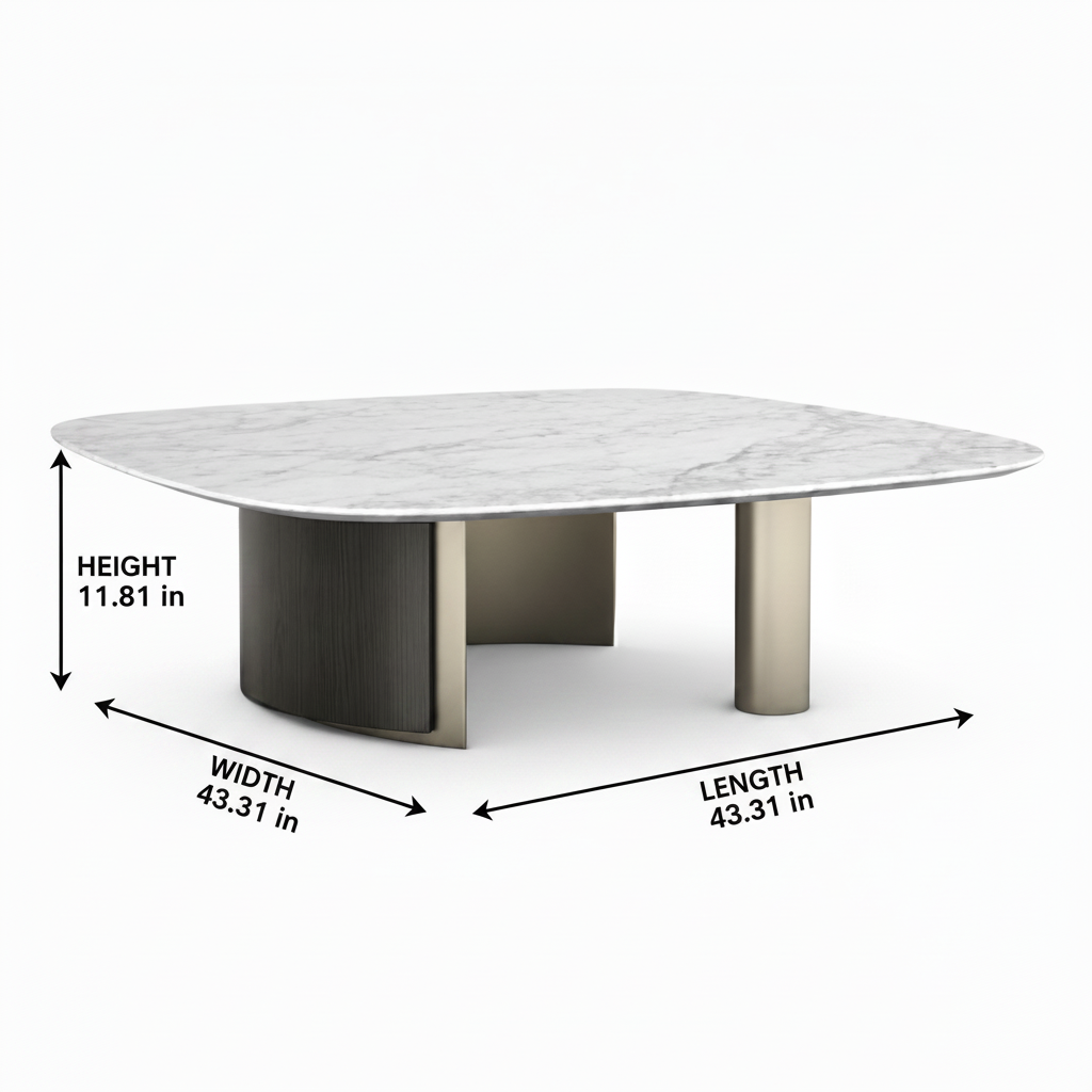 Valmere Coffee Table final dimension diagram