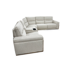 Vauclaire Sectional Sofa — Complete side-biased view showing sectional layout