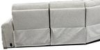 Vauclaire Sectional Sofa — Rear upholstery and panel-seam detail; partial view