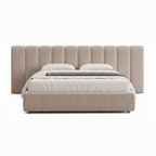 Vaudrec Bed straight-on front view on a white background