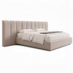 Vaudrec Bed left-side view of the bed frame on a white background