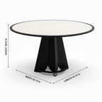 Vellaro Dining Table dimension diagram