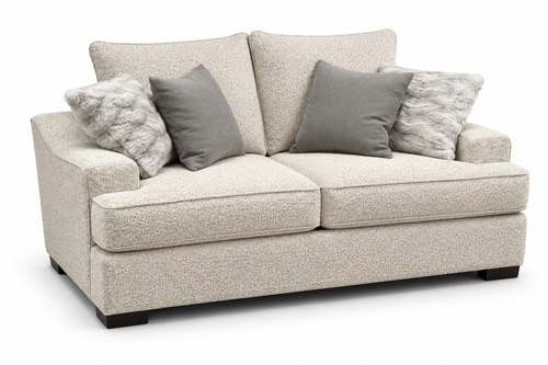 Vellora River Rock Loveseat — studio view 2
