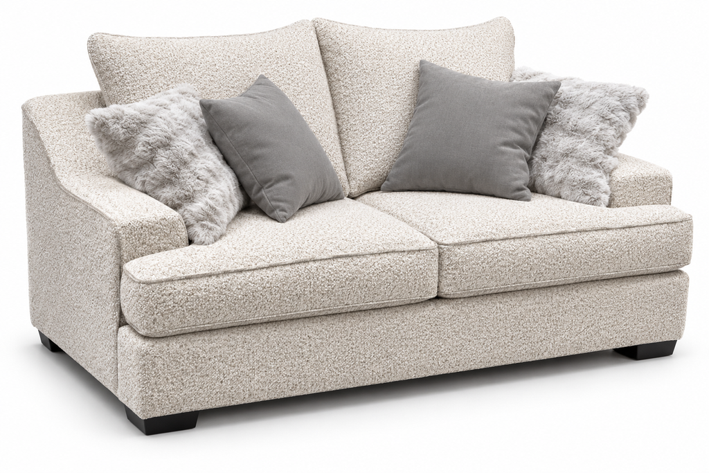 Vellora River Rock Loveseat — studio view 3