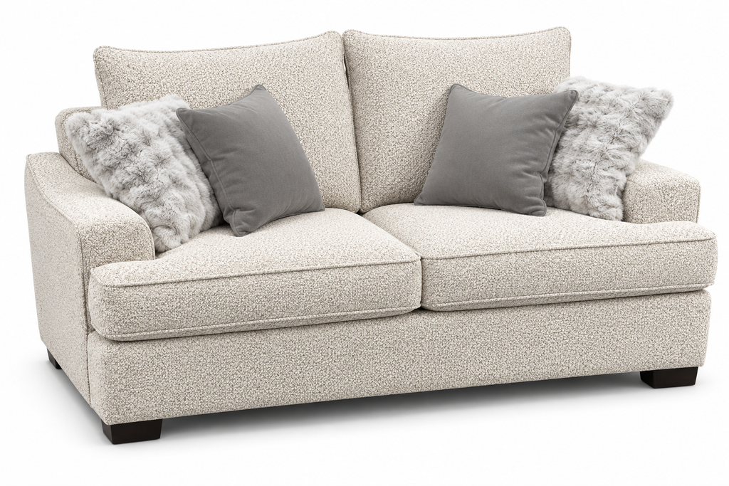 Vellora River Rock Loveseat — studio view 4