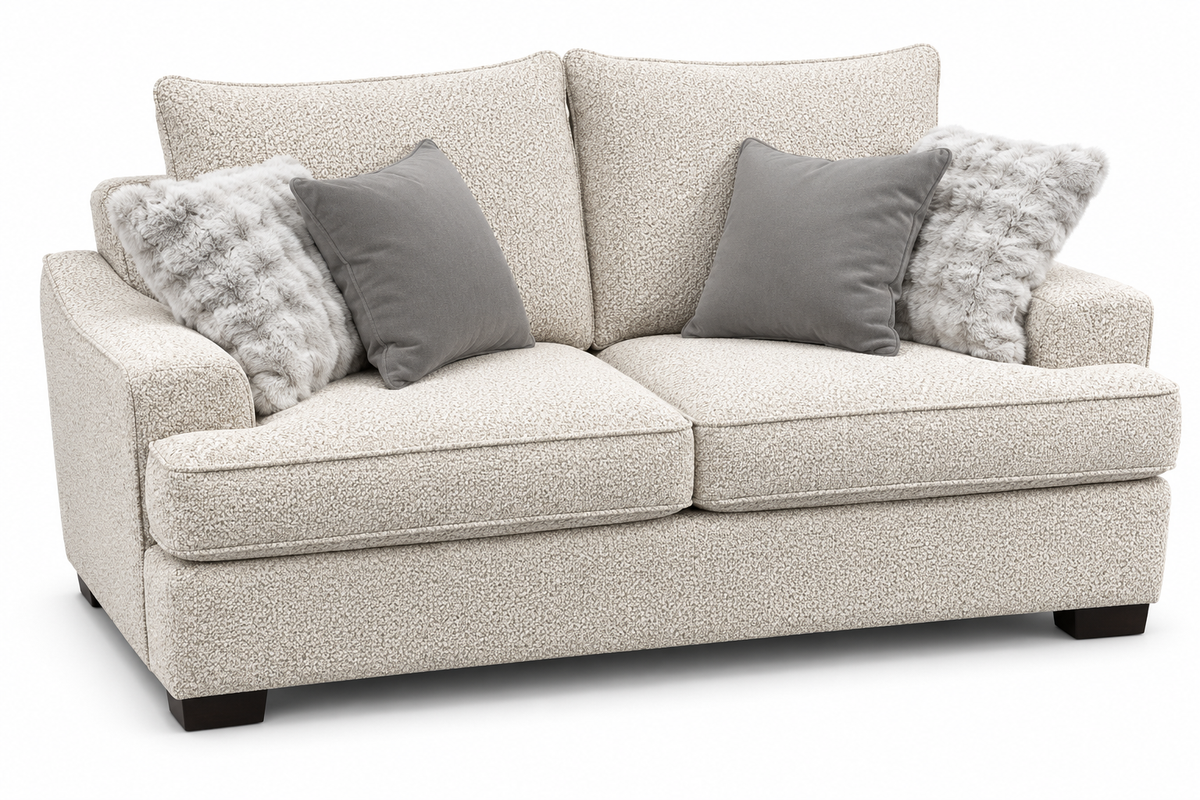 Vellora River Rock Loveseat — studio view 4