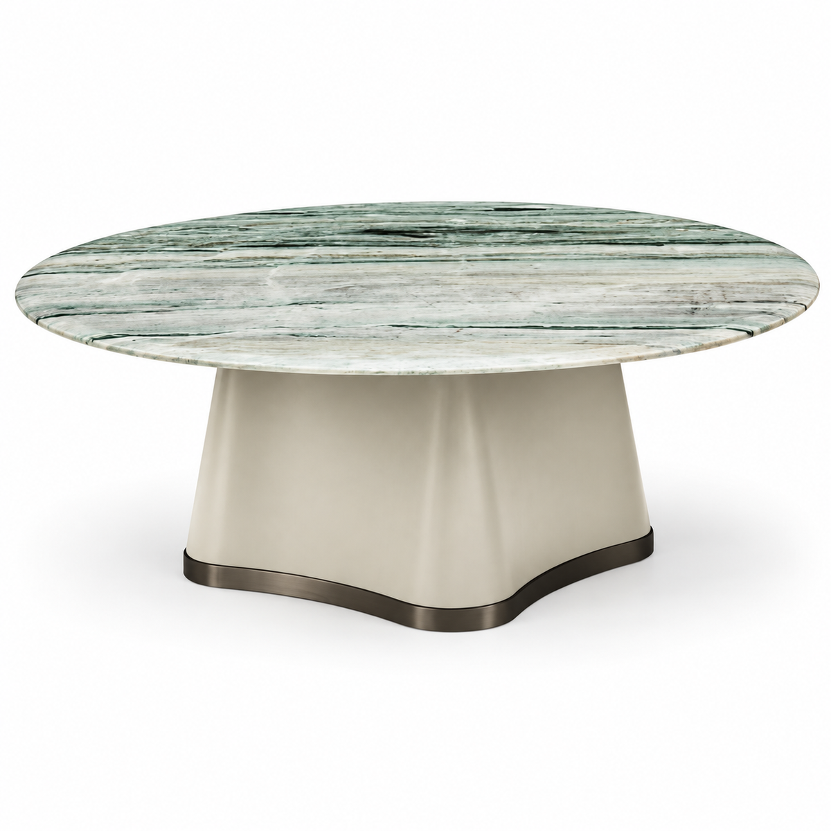 Verdano Marble Coffee Table — studio view