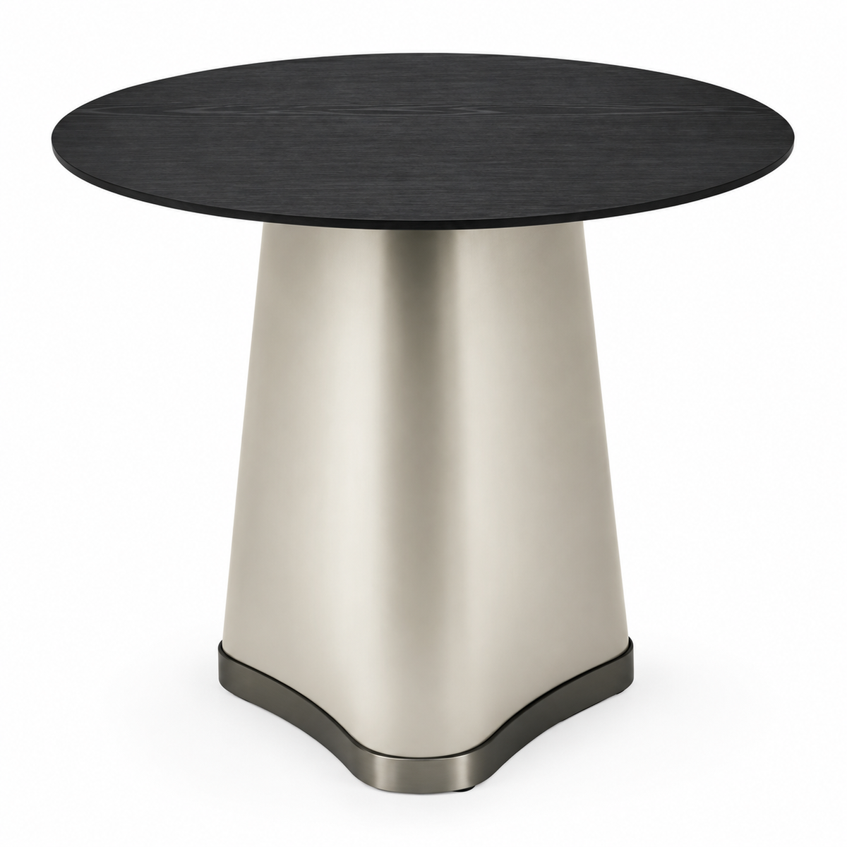 Verdano Pedestal End Table — studio view