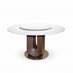Verona Marble Dining Table stronger elevated view