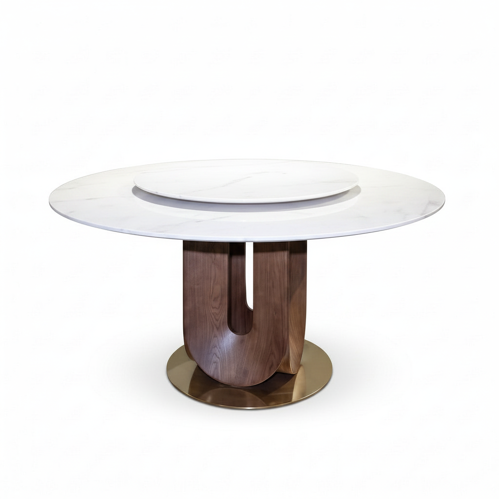 Verona Marble Dining Table stronger elevated view
