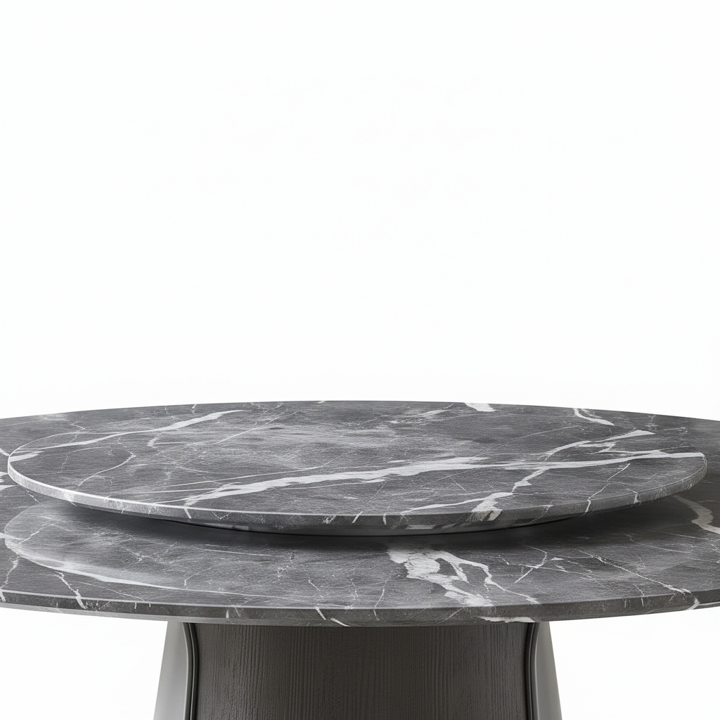 Violetta Round Dining Table corrected marble tabletop detail