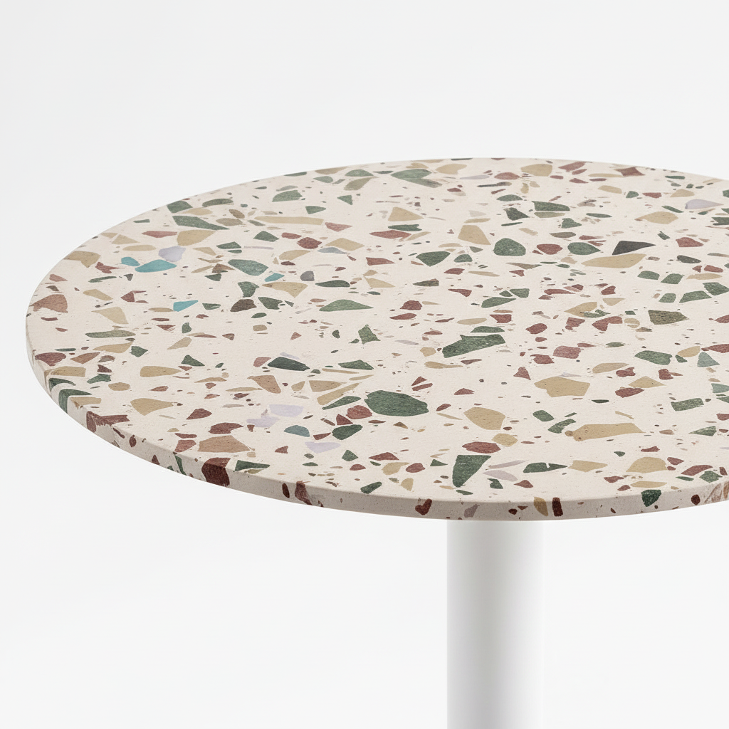 Virelune Table terrazzo tabletop detail
