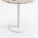 Virelune Table white pedestal and base detail