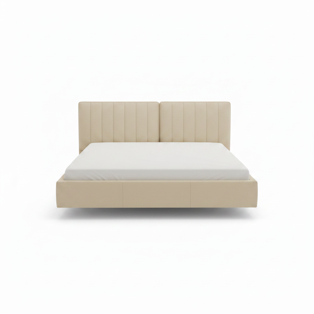 Waverly Bed straight-on front view on a white background