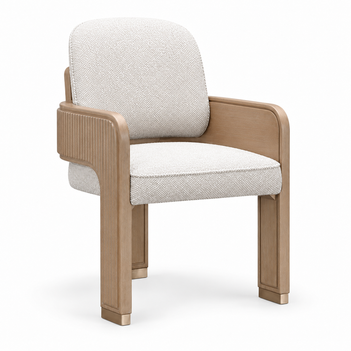 West Kensington Arm Chair — three-quarter view on a white background