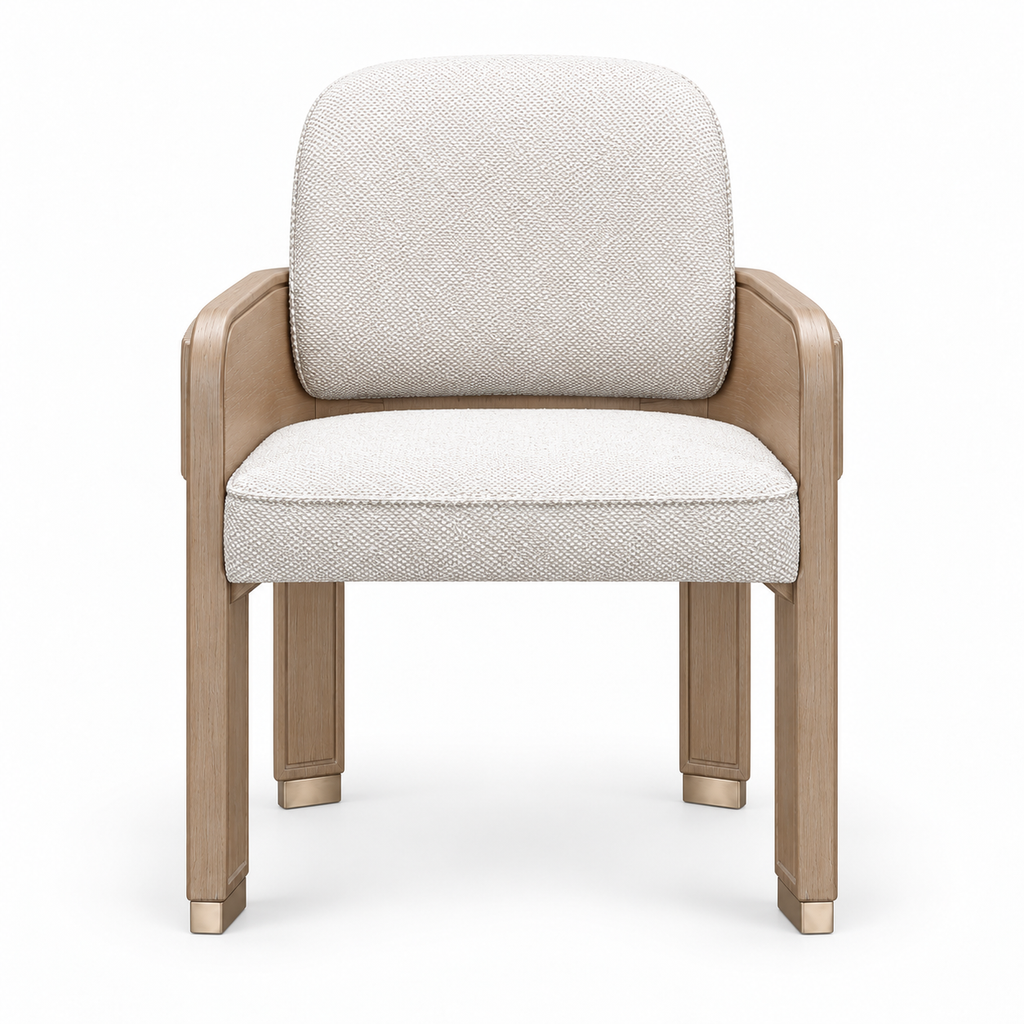 West Kensington Arm Chair — front view on a white background