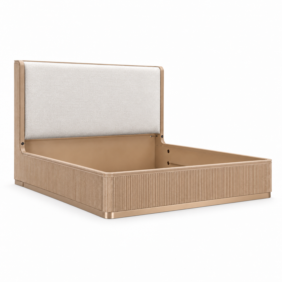 West Kensington Bed — three-quarter view on a white background