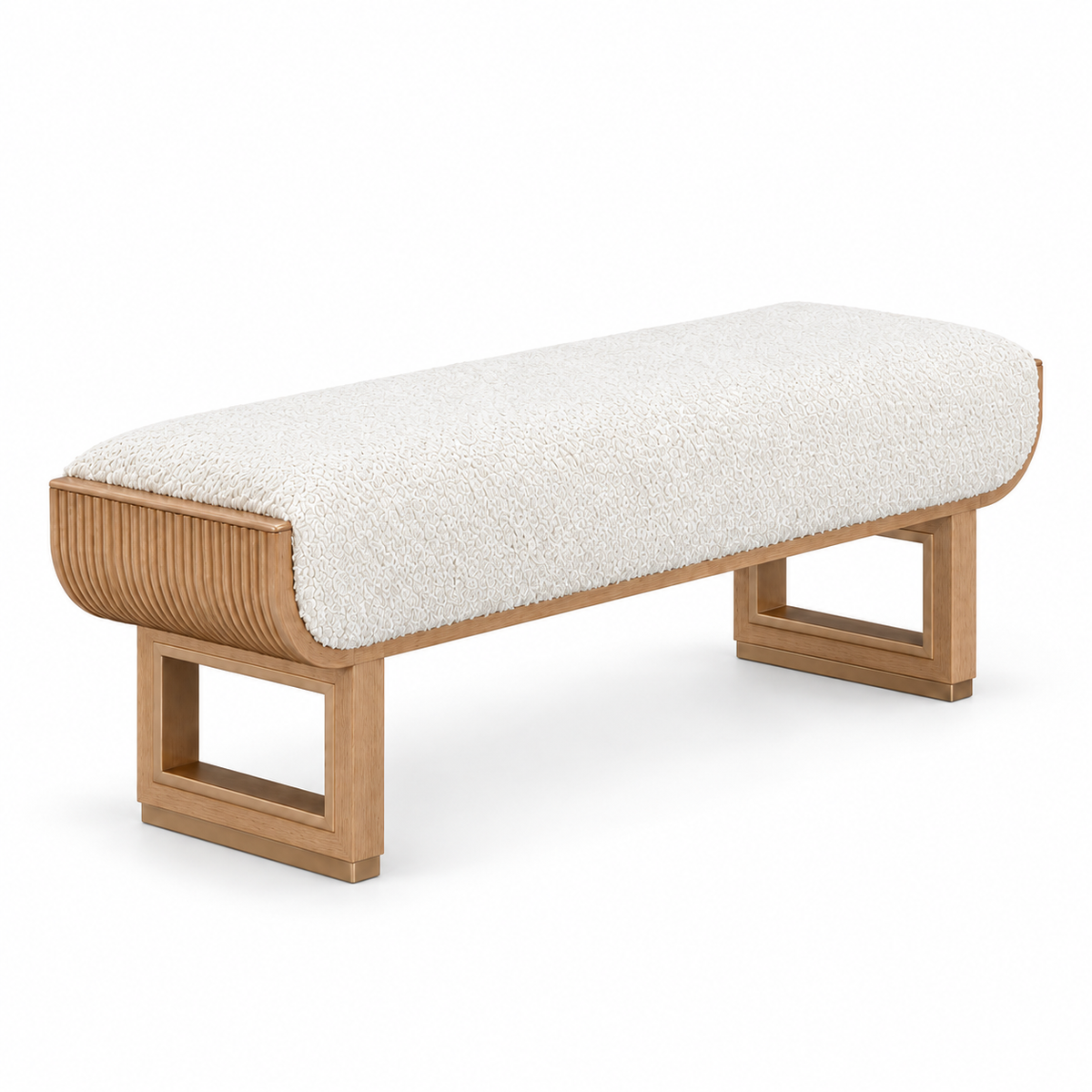 West Kensington Bench — three-quarter view on a white background