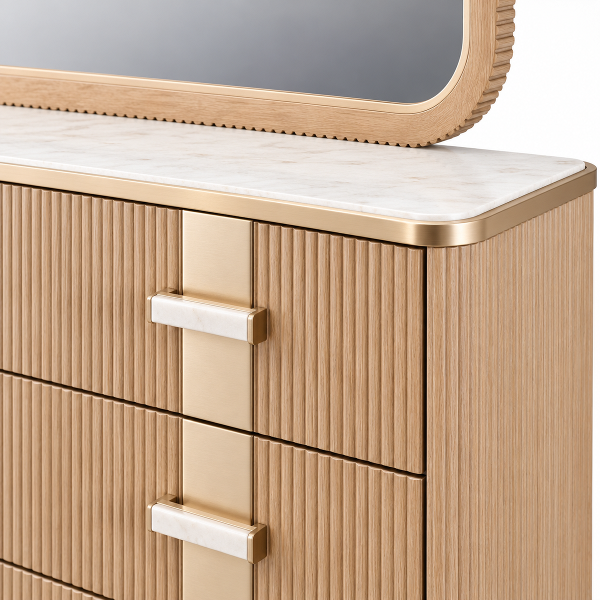 West Kensington Dresser Set — design detail on a white background
